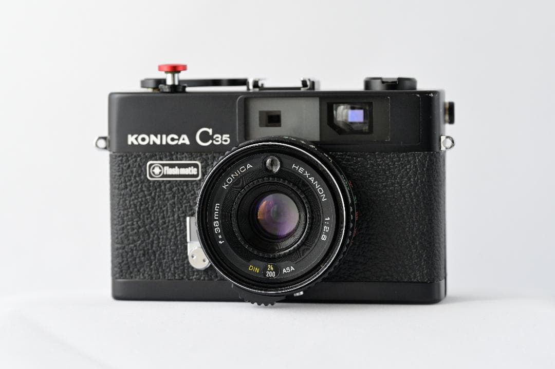 極美品 KONICA C35 flashmatic 783209【整備・試写済】