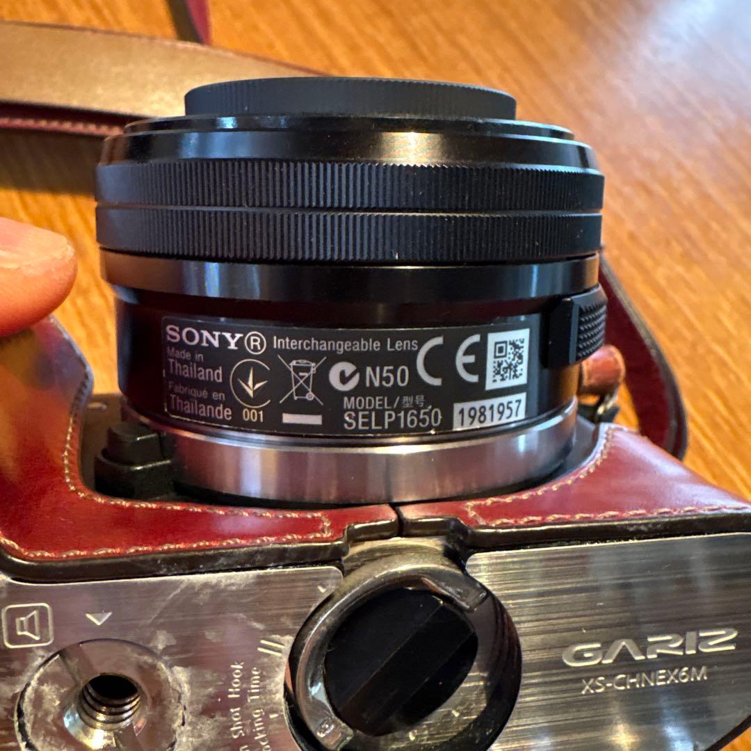 nex-6 ダブルズームGARIZカバーストラップ