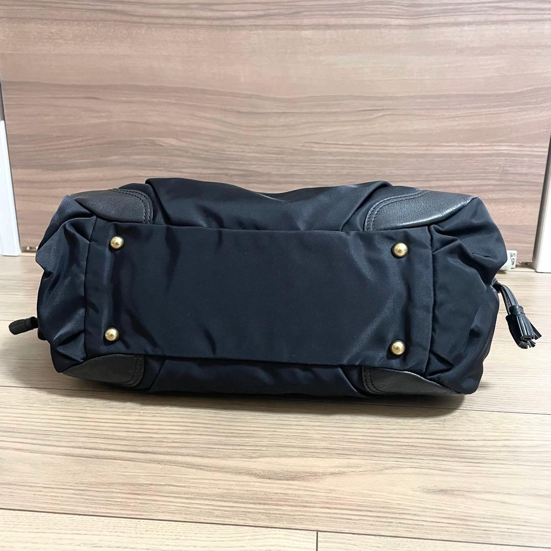 未使用級・超格安/バーバリーブルーレーベル　トートバッグ　ブラック　ナイロン