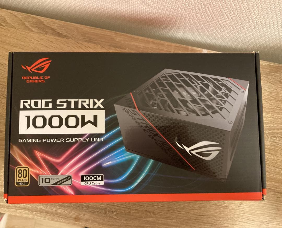 【5ヶ月使用】Asus Rog Strix 1000w Gold 電源ユニット