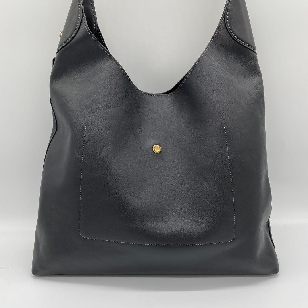 【極美品】コーチ　ブルックリン39 ワンショルダーバッグ　レザー　黒　A4可能