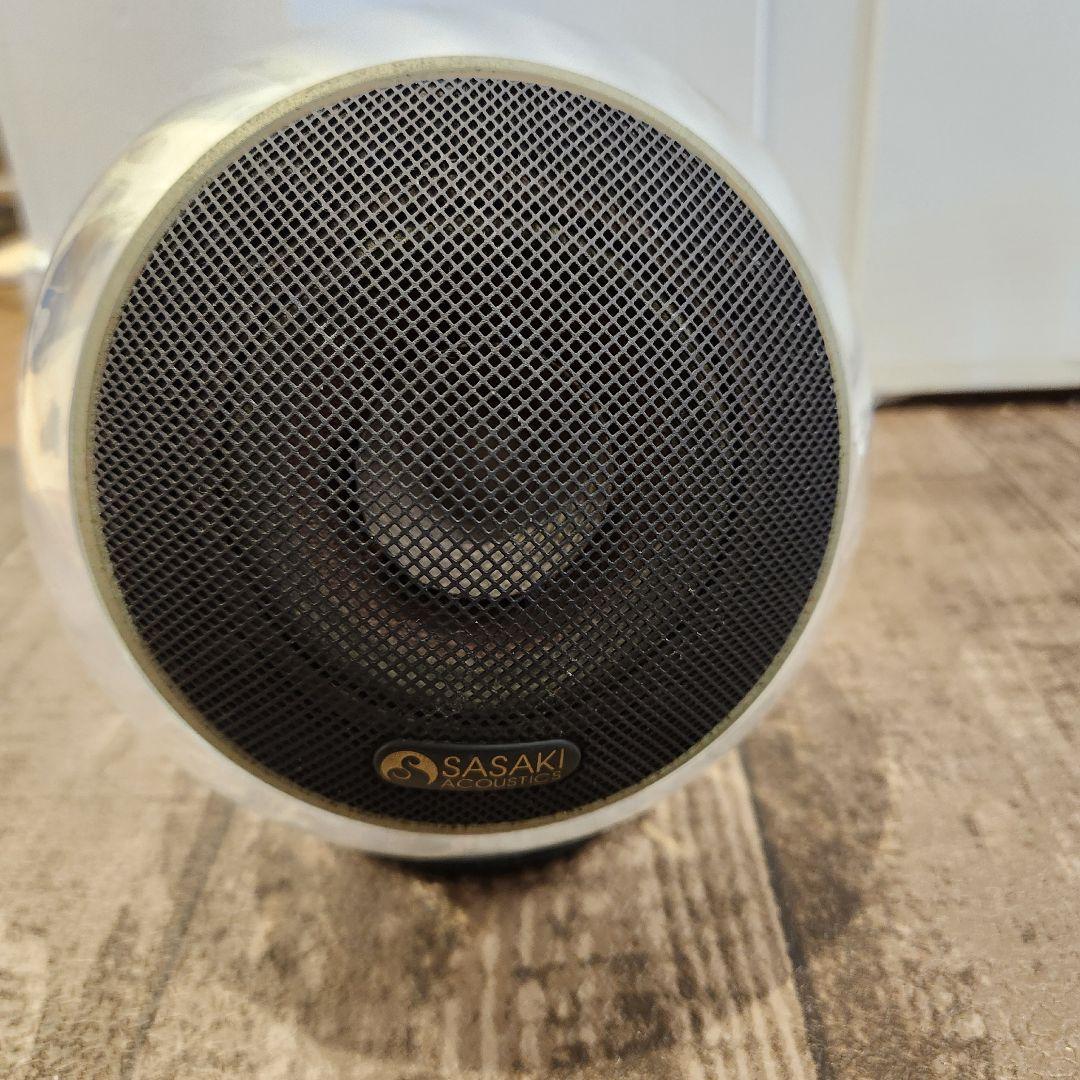SASAKI ACOUSTICS クリスタル　スピーカー　３個わけあり