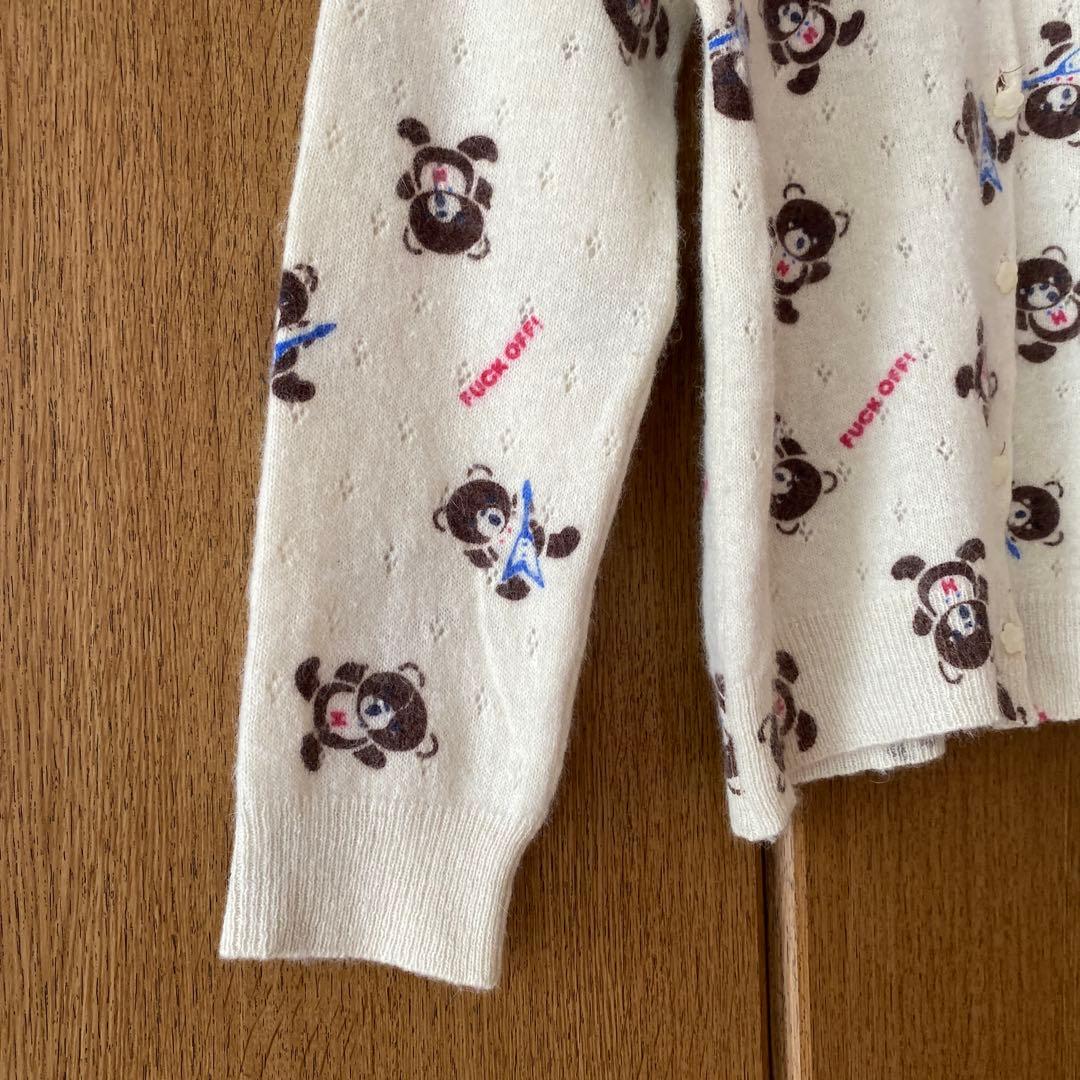 hysteric glamor GRUNGE POPS ニットカーディガン