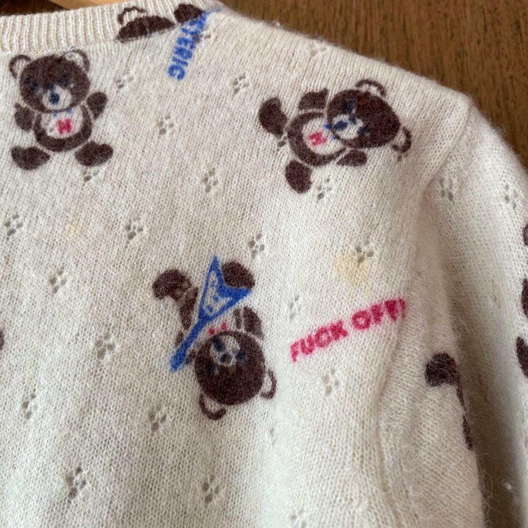 hysteric glamor GRUNGE POPS ニットカーディガン