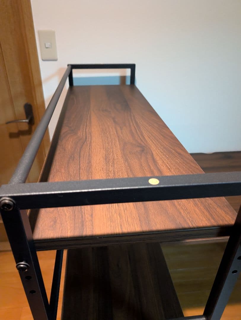 《送料込》LOWYA パソコンデスク 本棚付き システムデスク 事務 勉強机