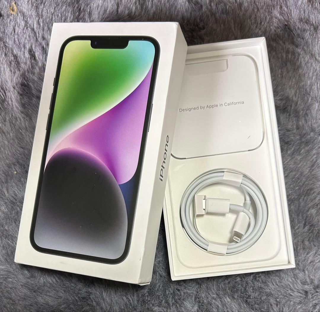 新品　アイホン14 128GB ミッドナイト　アメリカ版シャッターが消せます