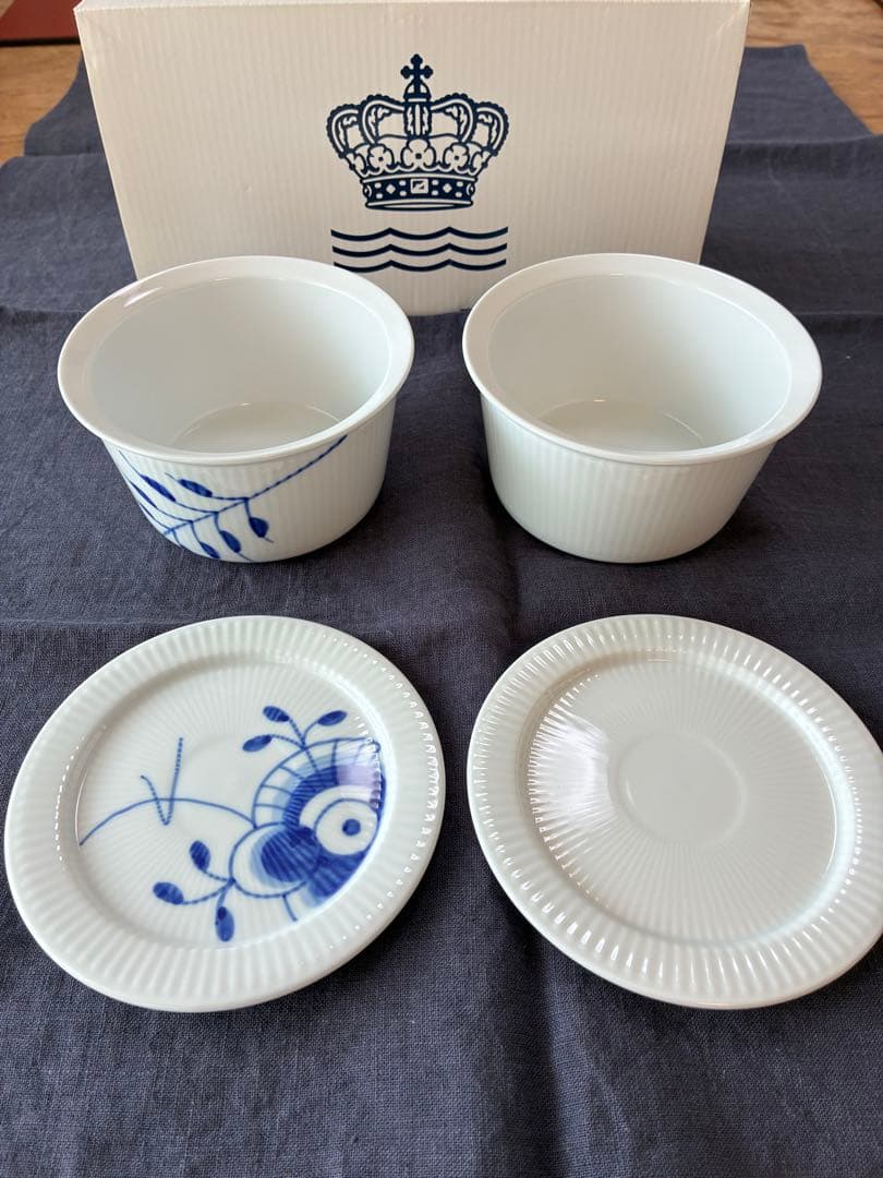 未使用　ロイヤルコペンハーゲン オーブンウェアＳ✖️2