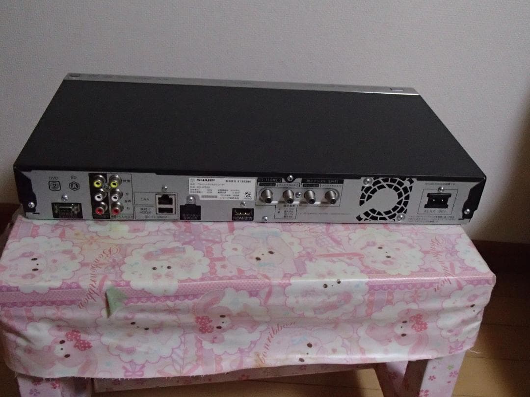 シャープブルーレイレコーダーBD‐W560,整備点検済み、