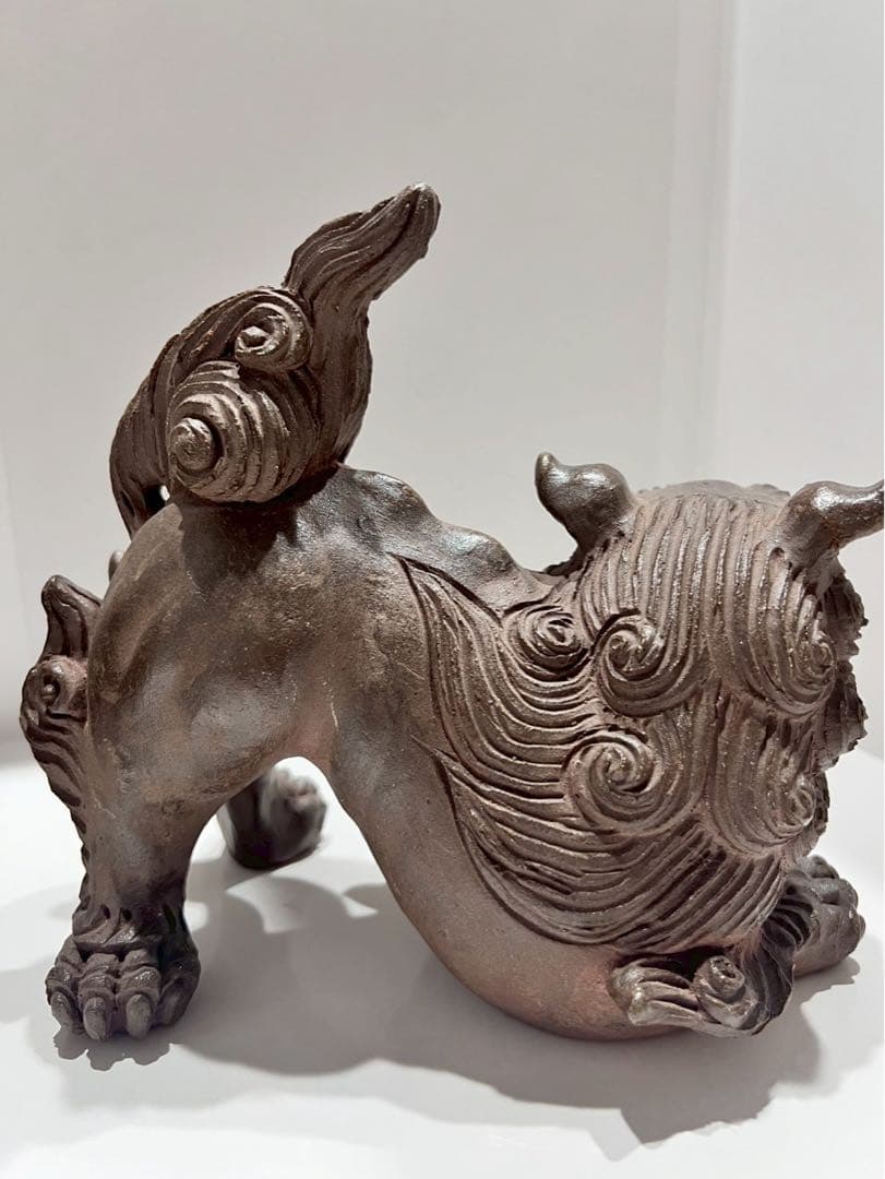 シーサー 陶器製 手造り 置物 狛犬 魔除け 厄除け