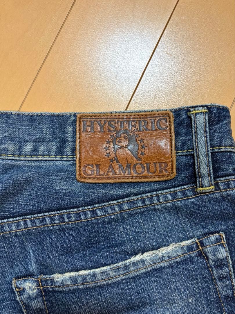 HYSTERIC GLAMOUR ダメージスタッズデニム Ｗ３０インチ