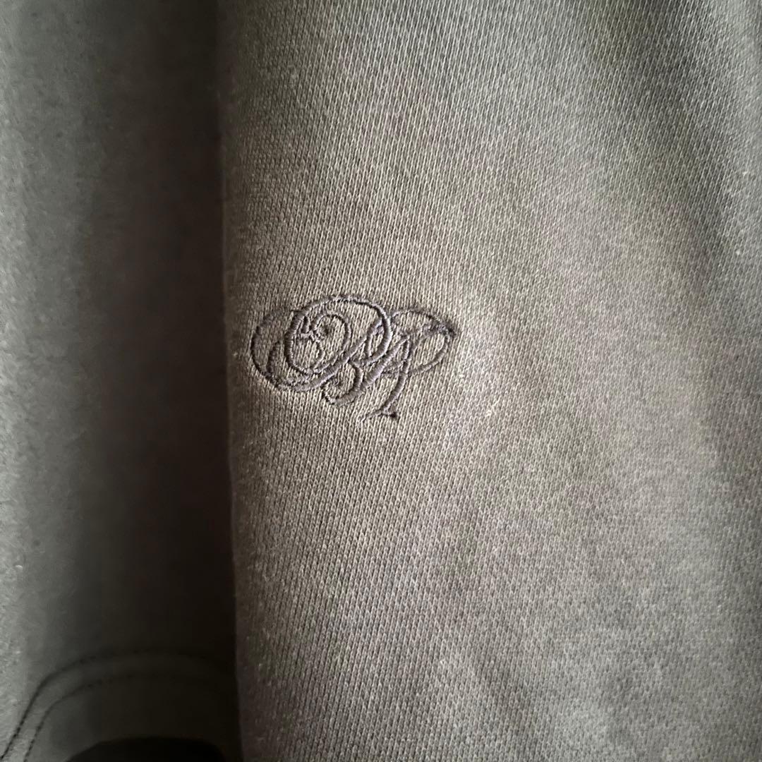 定価1.9万 ビアズリー BA刺繍入りドルマントレーナー ネイビー サイドジップ