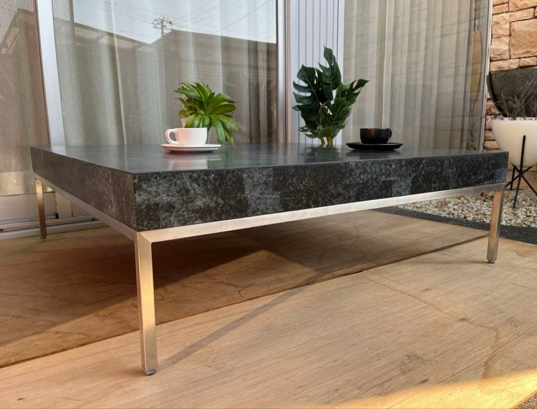 アスプルンド×フライミー　ストーンレイ　スクエアテーブル　モダンスタイル　北欧