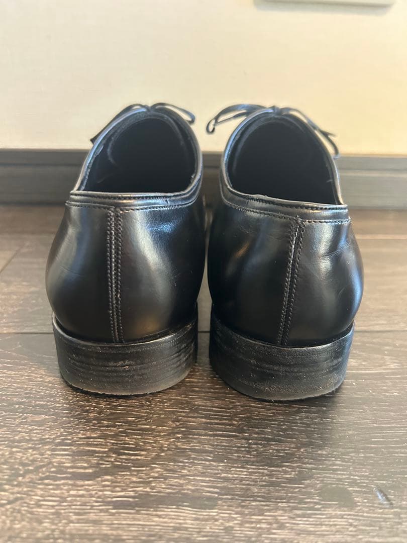 値下げ！！！フェラガモ　レザーシューズ　ストレートチップ　黒　6.5