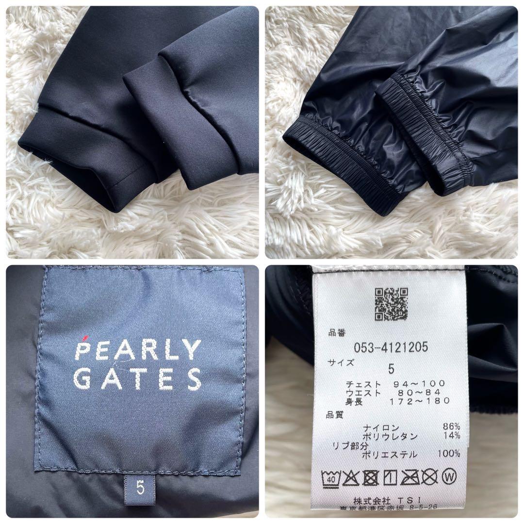 極美品✨パーリーゲイツ　24年製　ツインスニード　セット　ロゴプリント　黒　L