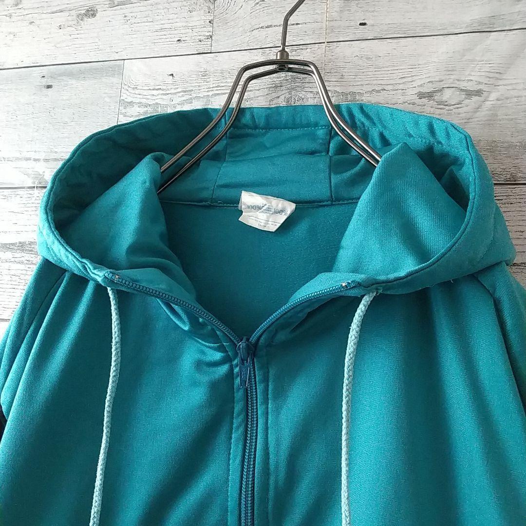 希少デザイン☆80s アディダス センターロゴ ハーフジップ トラックジャケット