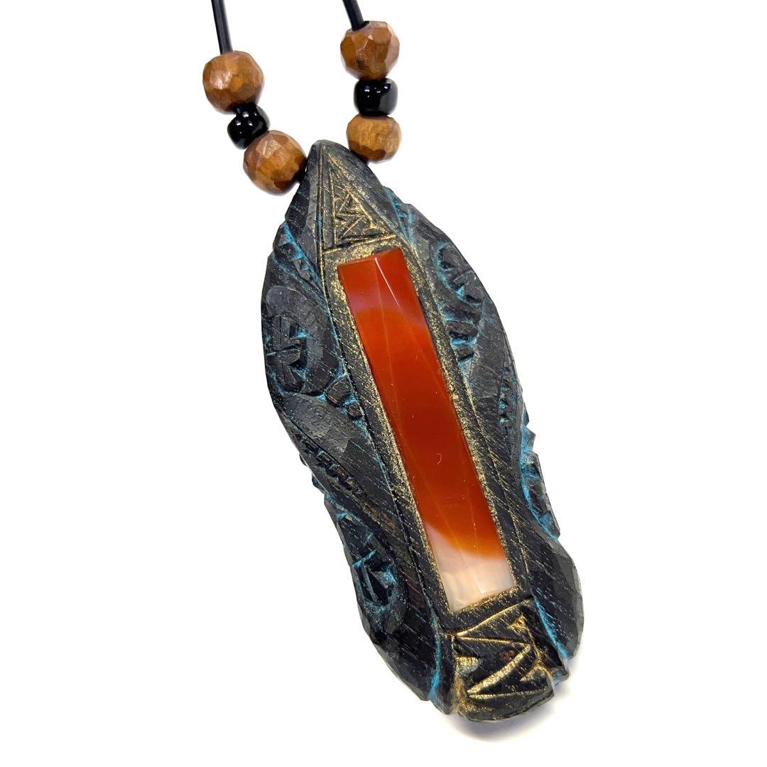 アイヌコタン　西田智三さん　ドルフィン　イルカ　天然石　フローライト蛍石　縞瑪瑙