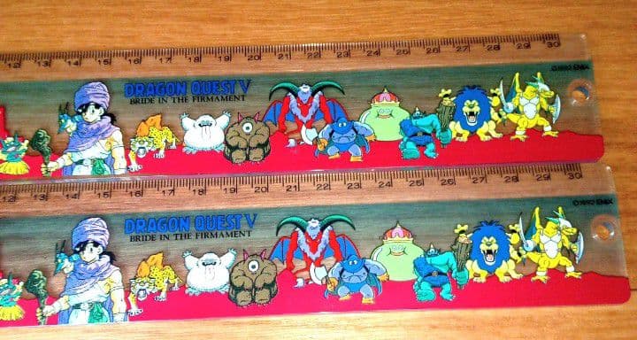 離*も様 【新品】ドラゴンクエスト Ⅱ 下敷き 10枚 ＆ ドラクエⅤ 30cm