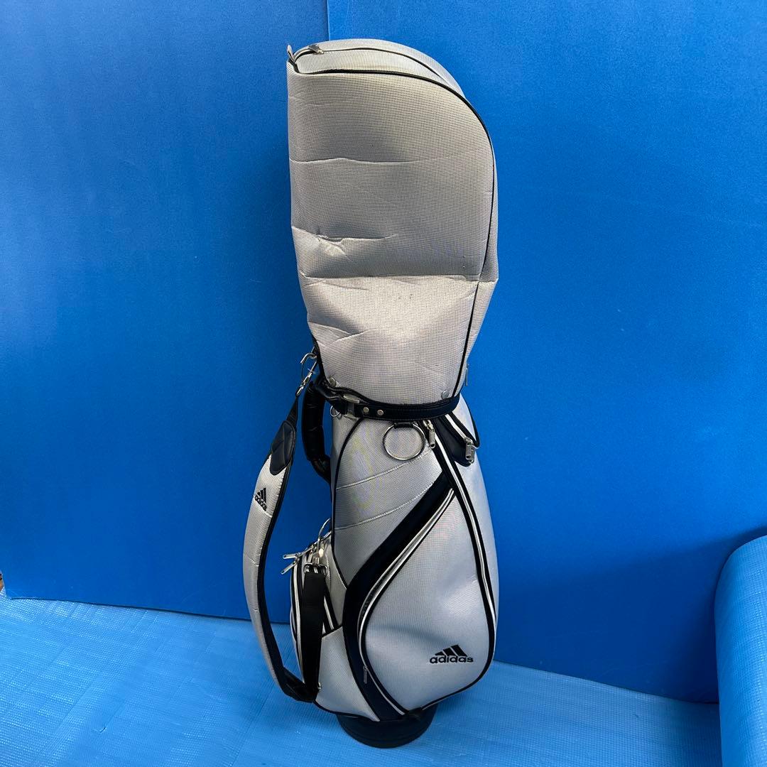 adidas シルバー キャディバッグ