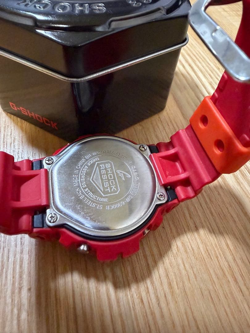 CASIO G-SHOCK DW-6900CB クレイジー カラー 赤 レッド