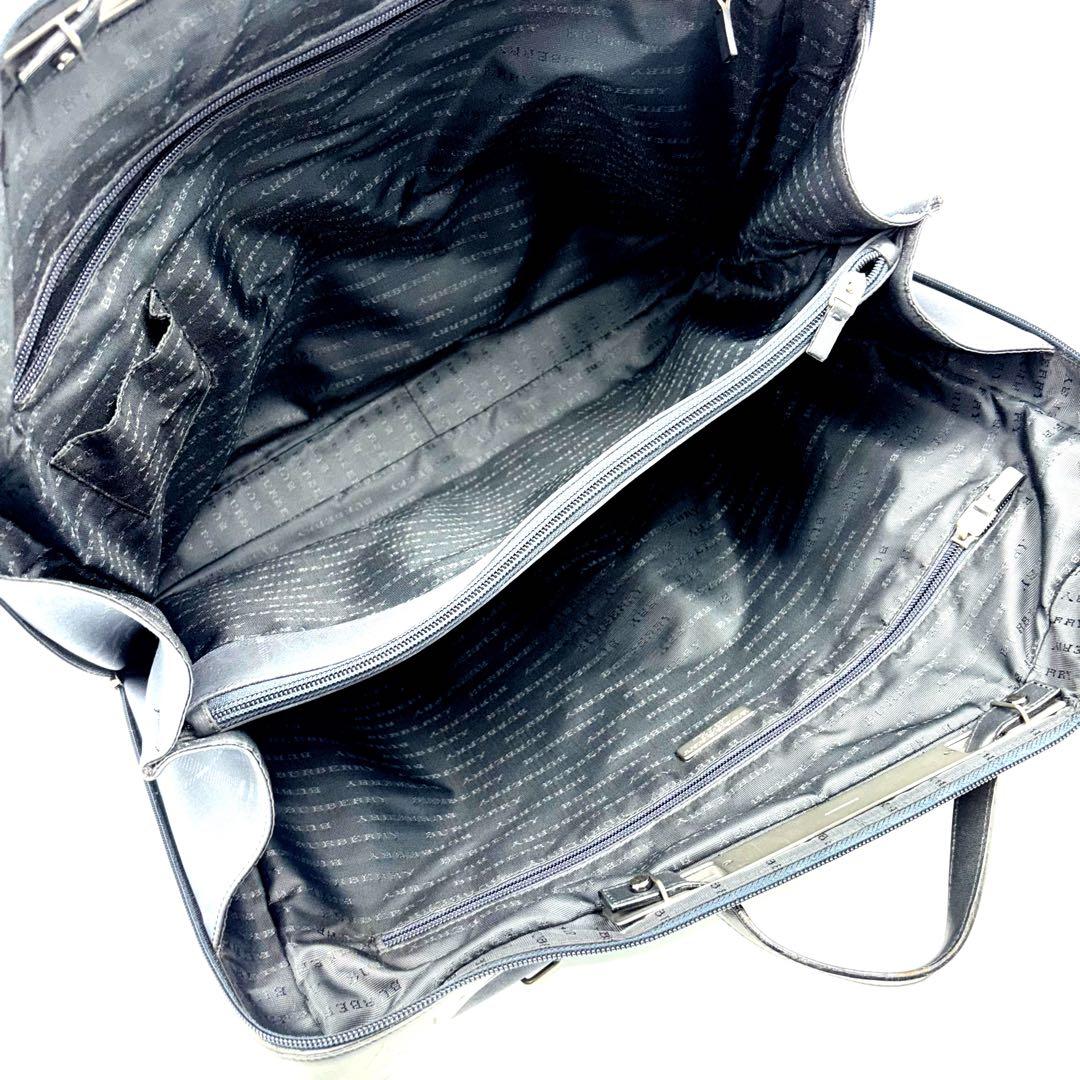 ✨希少✨　BURBERRY London ビジネスバック　2way 総柄　ロゴ