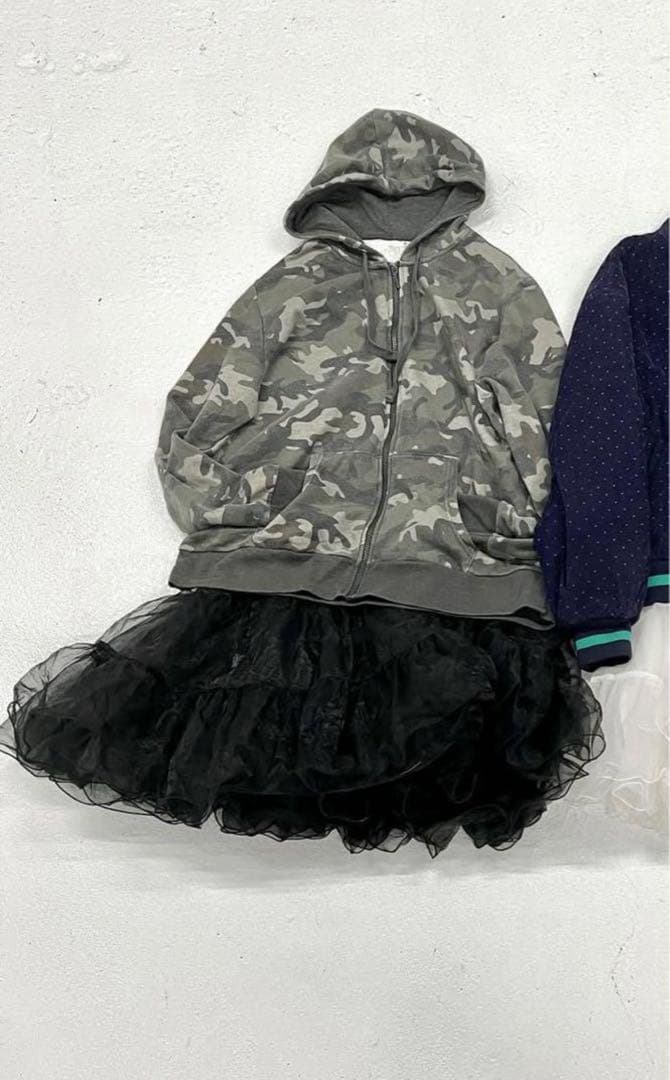 フラメンコ reel of lyricism tulle skirt : black