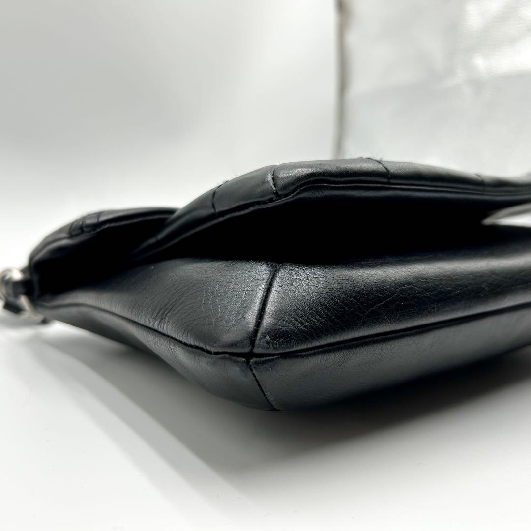 極美品 CHANEL チョコバー 2.55 ショルダーバッグ シルバー金具