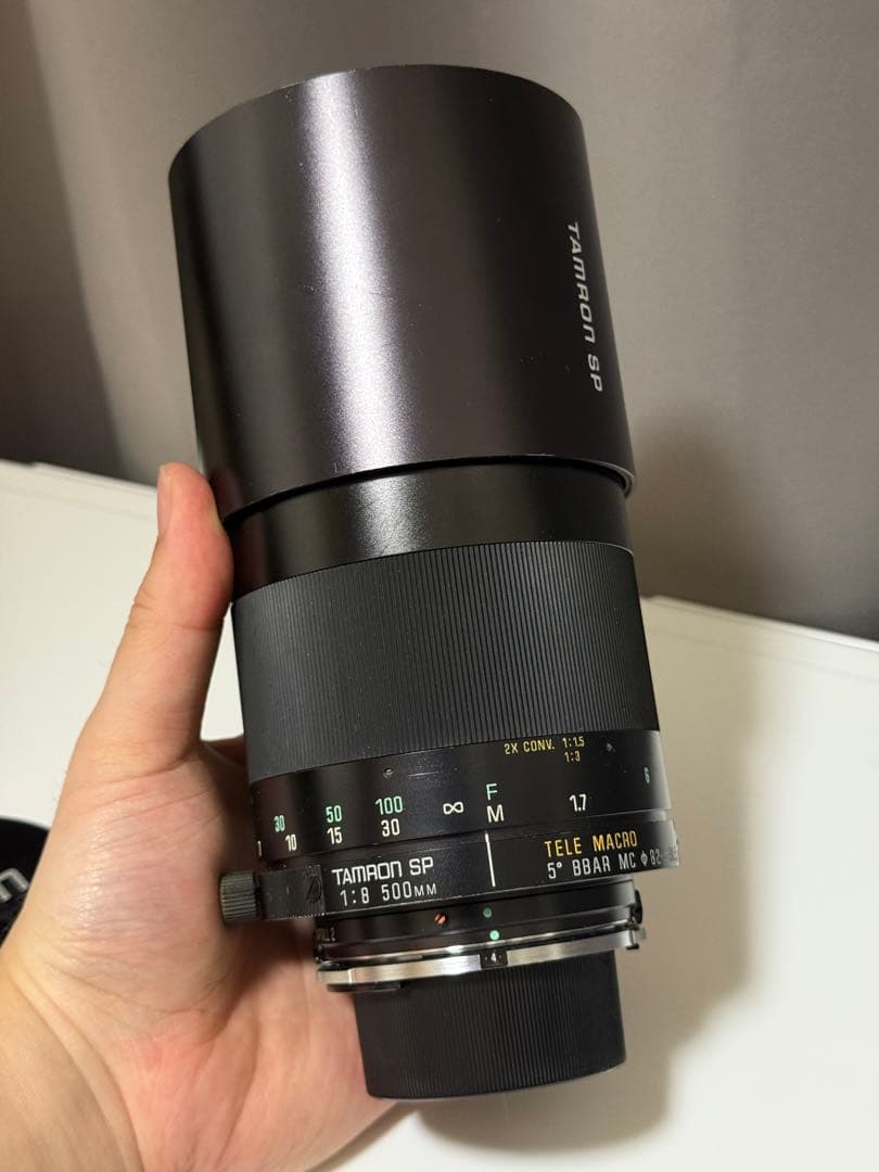 Tamron SP 500mm のミラーレンズ