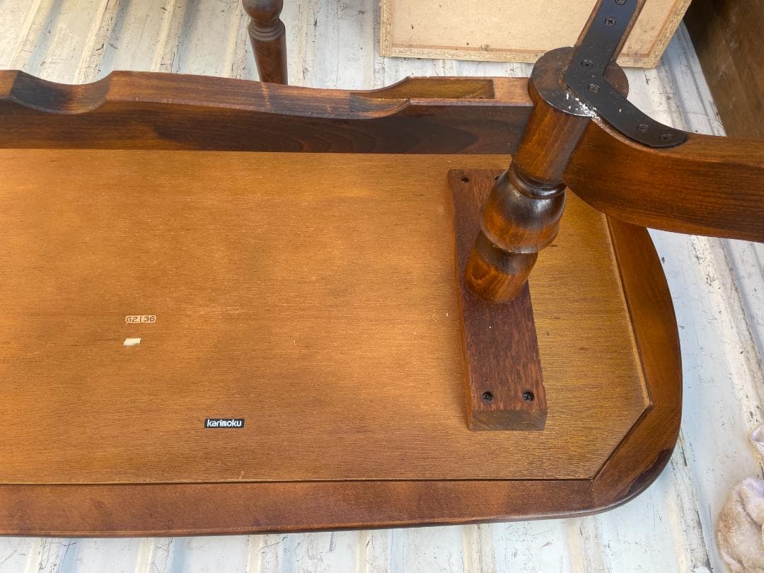 ★ 古家具 ★ カリモク センター テーブル 机 座卓 卓 昭和 レトロ 家具