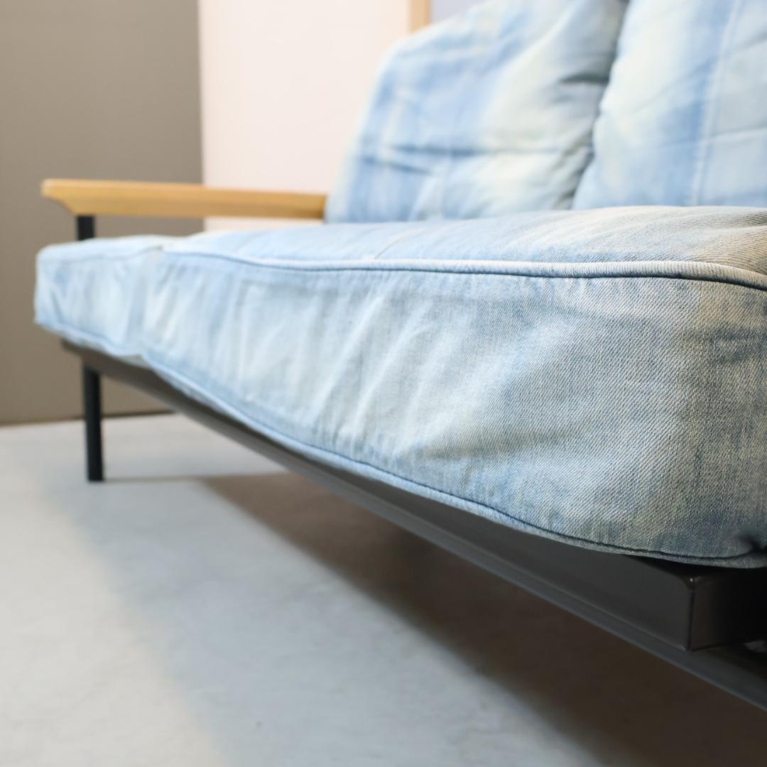 WTW ダブルティー TISMO デニム 2人掛けソファ ラブソファ 西海岸風