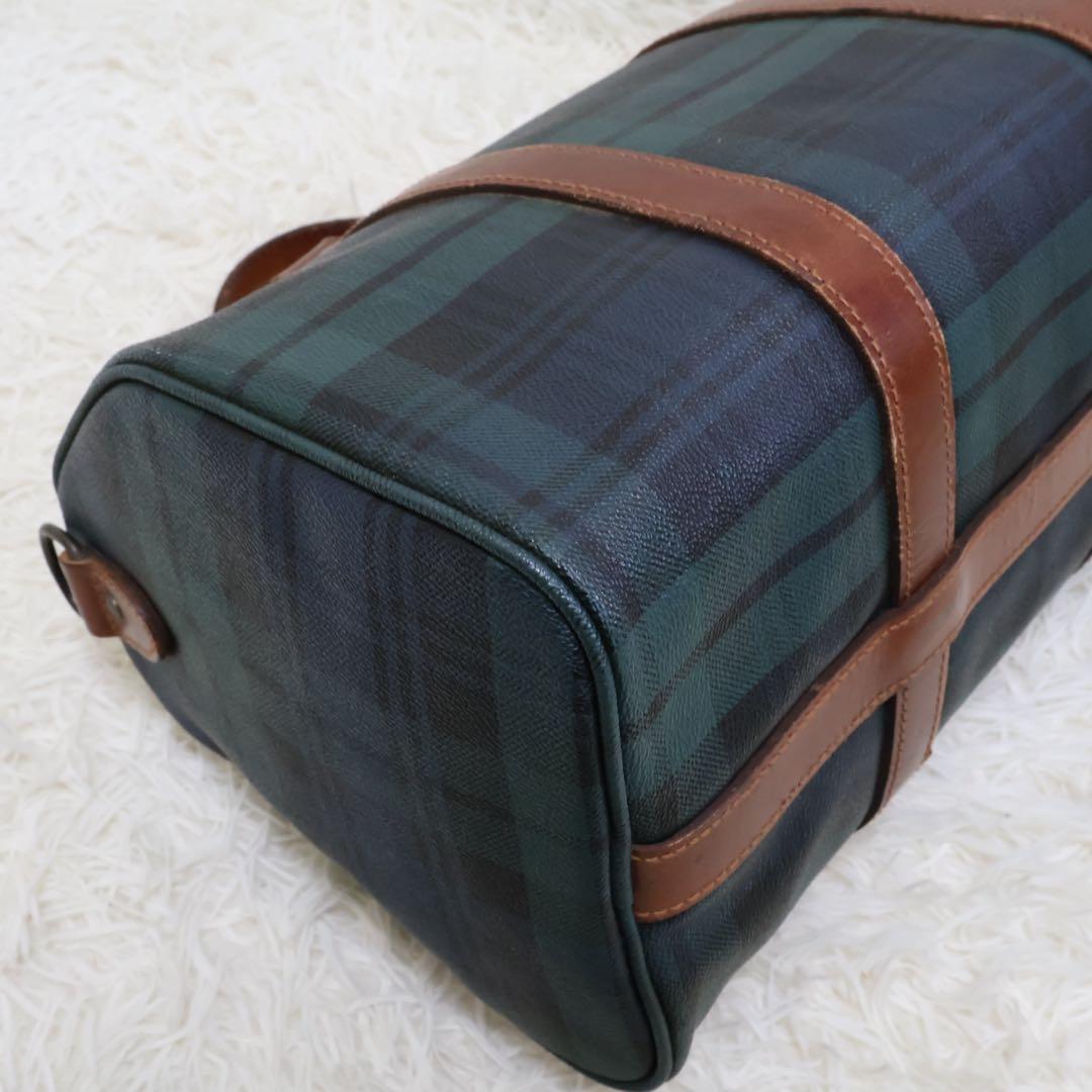 ポロラルフローレン　ボストンバッグ　チェック柄