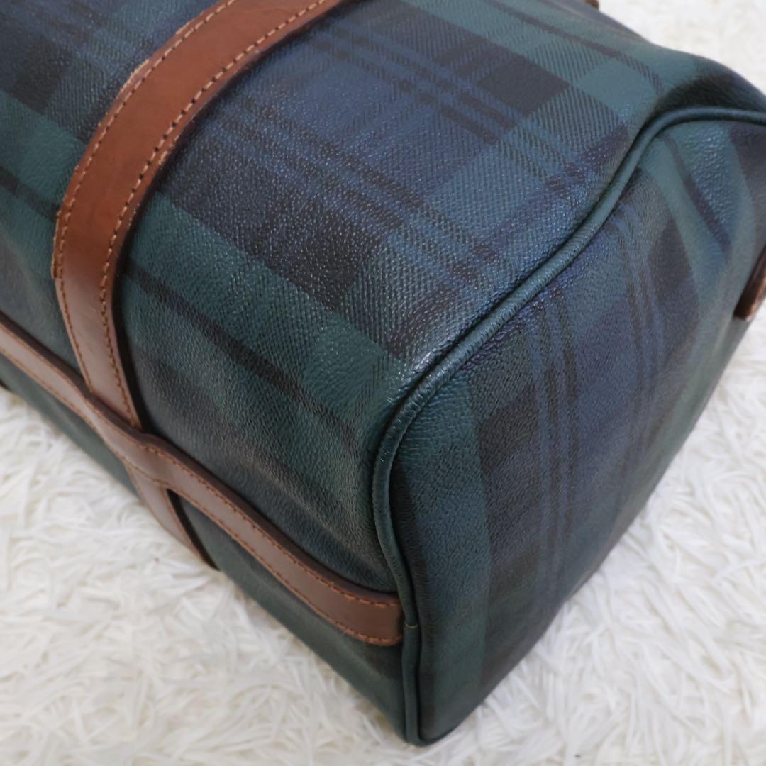 ポロラルフローレン　ボストンバッグ　チェック柄