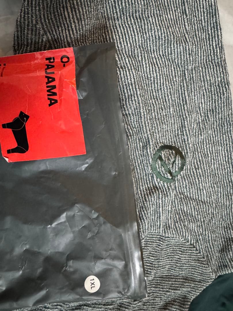 ALPHAICON 犬用パジャマ XL ストライプ柄