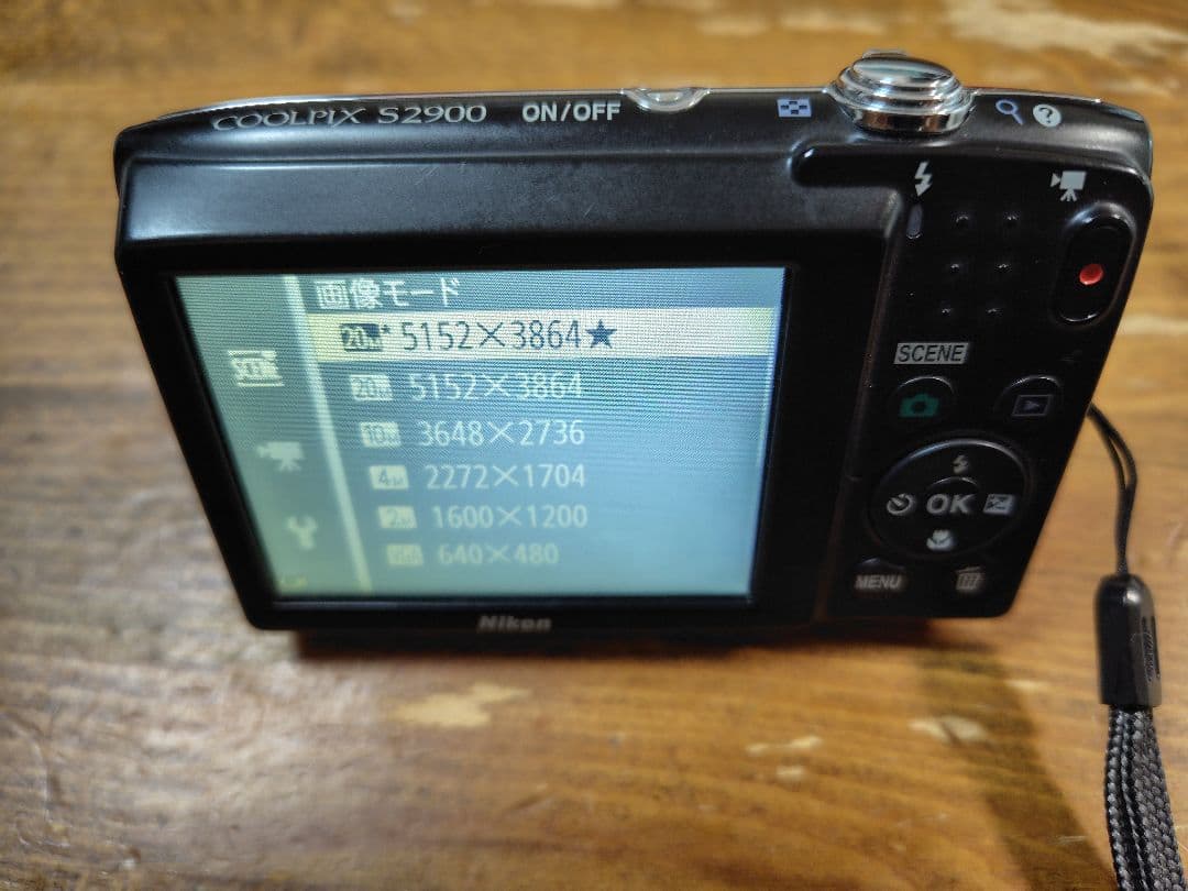Nikon COOLPIX S2900　バッテリー、充電ケーブル、SDカード付き