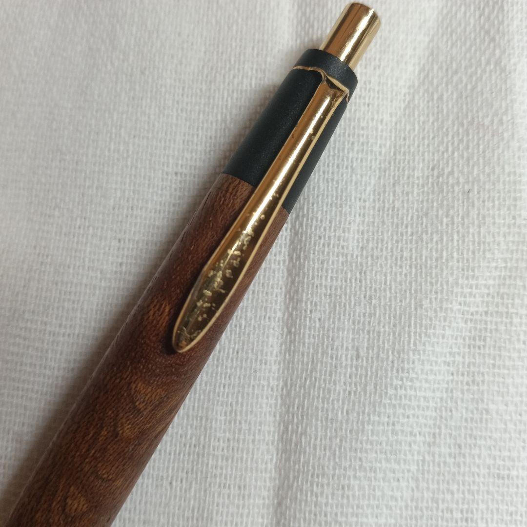 野原工芸　玉杢欅　スリムボールペン