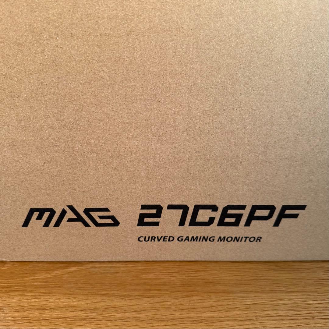新品 MSI MAG 27C6PF カーブドゲーミングモニター 27インチ 湾曲