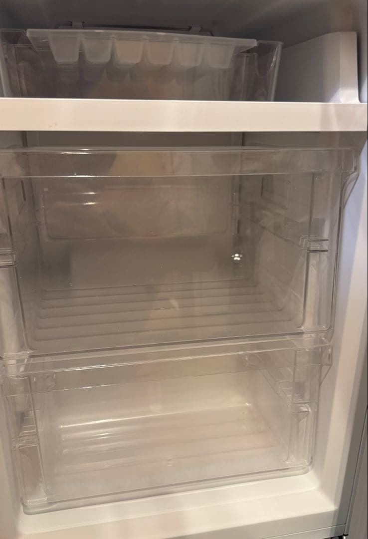 COMFEEホワイト冷蔵庫・冷凍庫 上下二段式