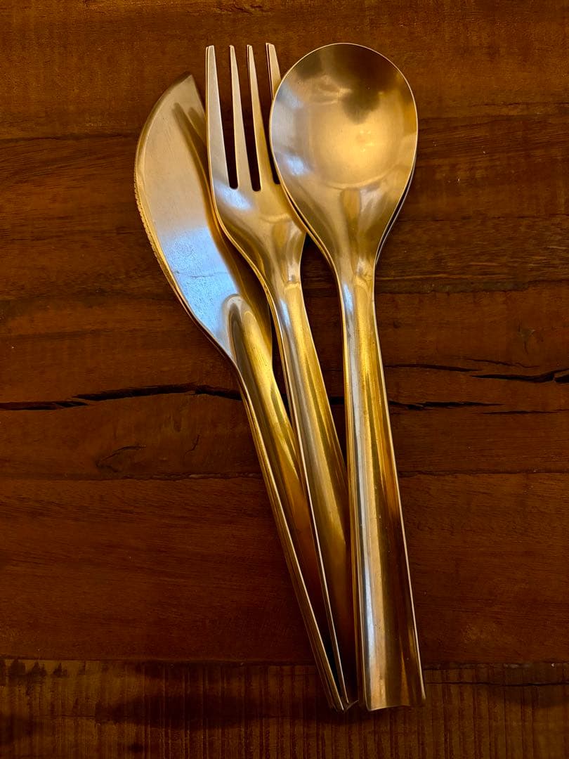 Lue真鍮ディナーセット　カトラリー　2セット　おもてなし