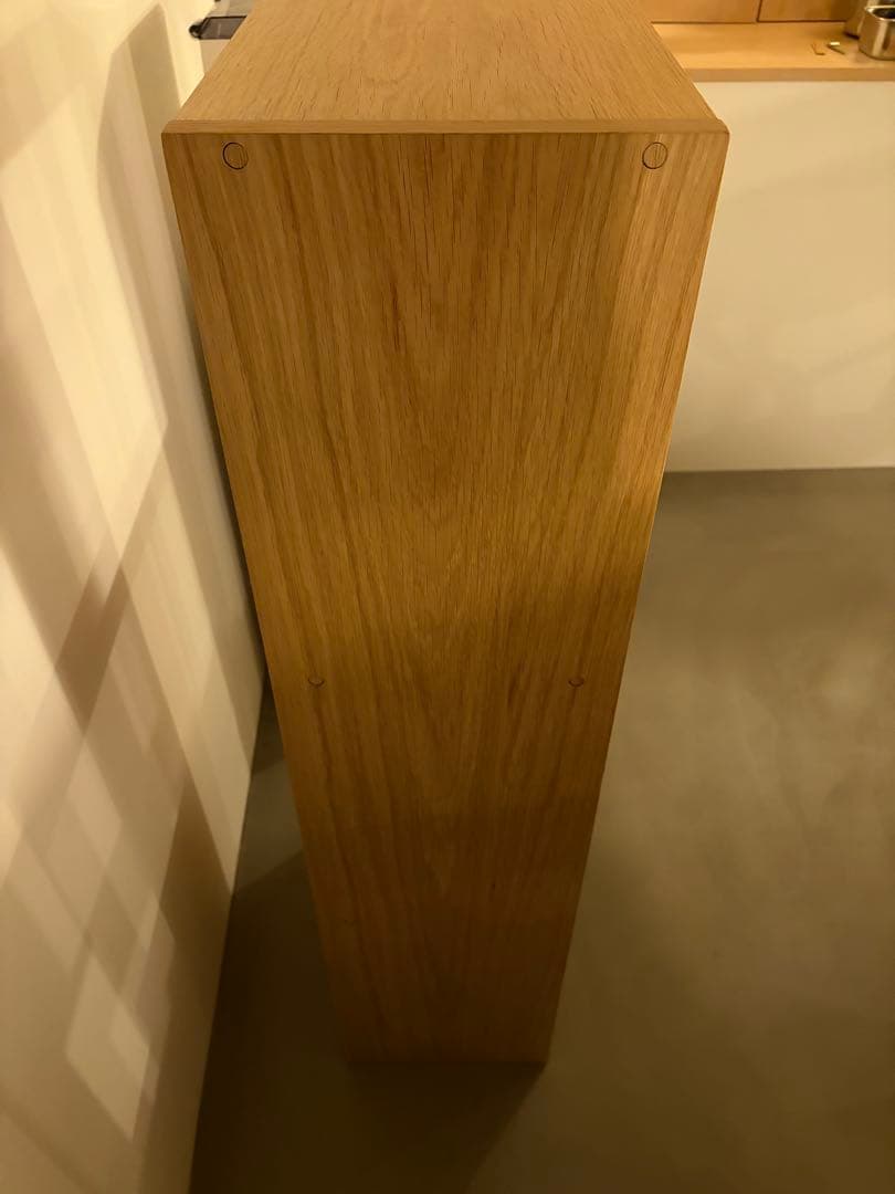 無印良品 スタッキングシェルフ オーク ３段（チェスト付き）