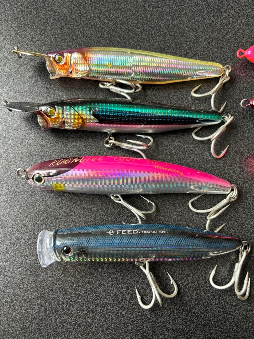 青物プラグ11点バレットブル　ラピード　ポップクイーン　フィードポッパー他