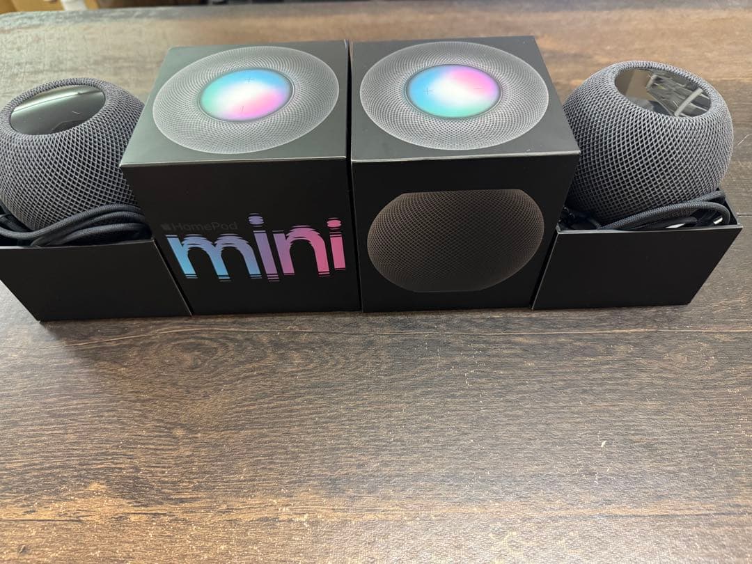 【2個セット！】pod mini スピーカー スペースグレー Apple