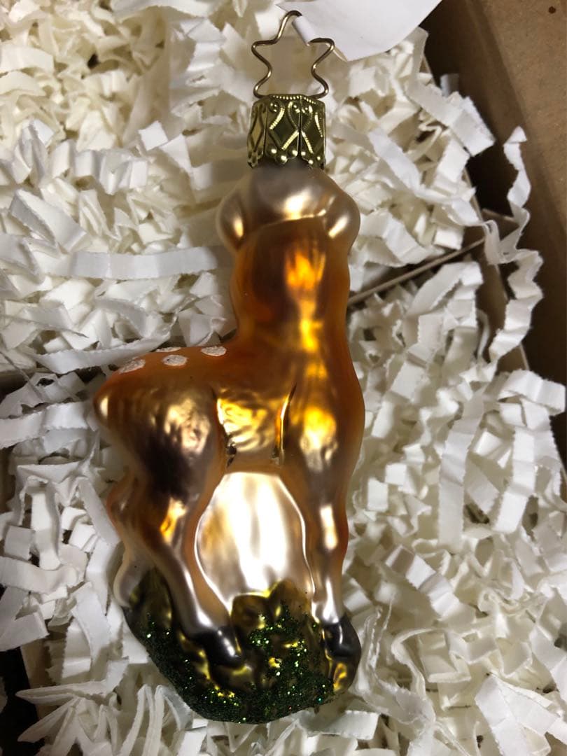 アスティエ　ガラスオーナメント バンビ               新品未使用‼️