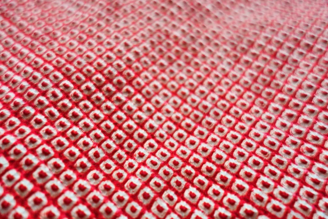 正絹　総絞り被布　七五三　お雛祭りなど