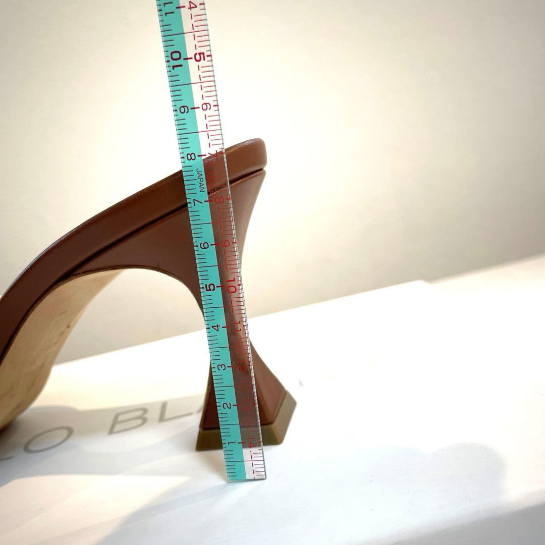 MANOLO BLAHNIK［未使用］希少 JADARONA ブラウンミュール