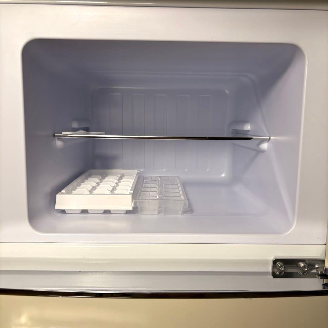 2021年製 冷蔵庫 一人暮らし 単身用 小型 3ヶ月保証 送料無料 レトロ家電