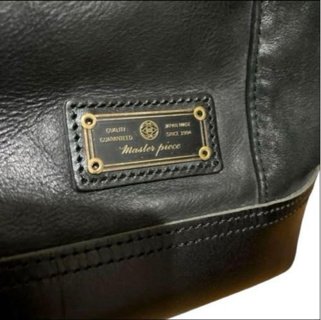 【希少モデル】マスターピース Blocky極上レザーが語る一流の証01580-1