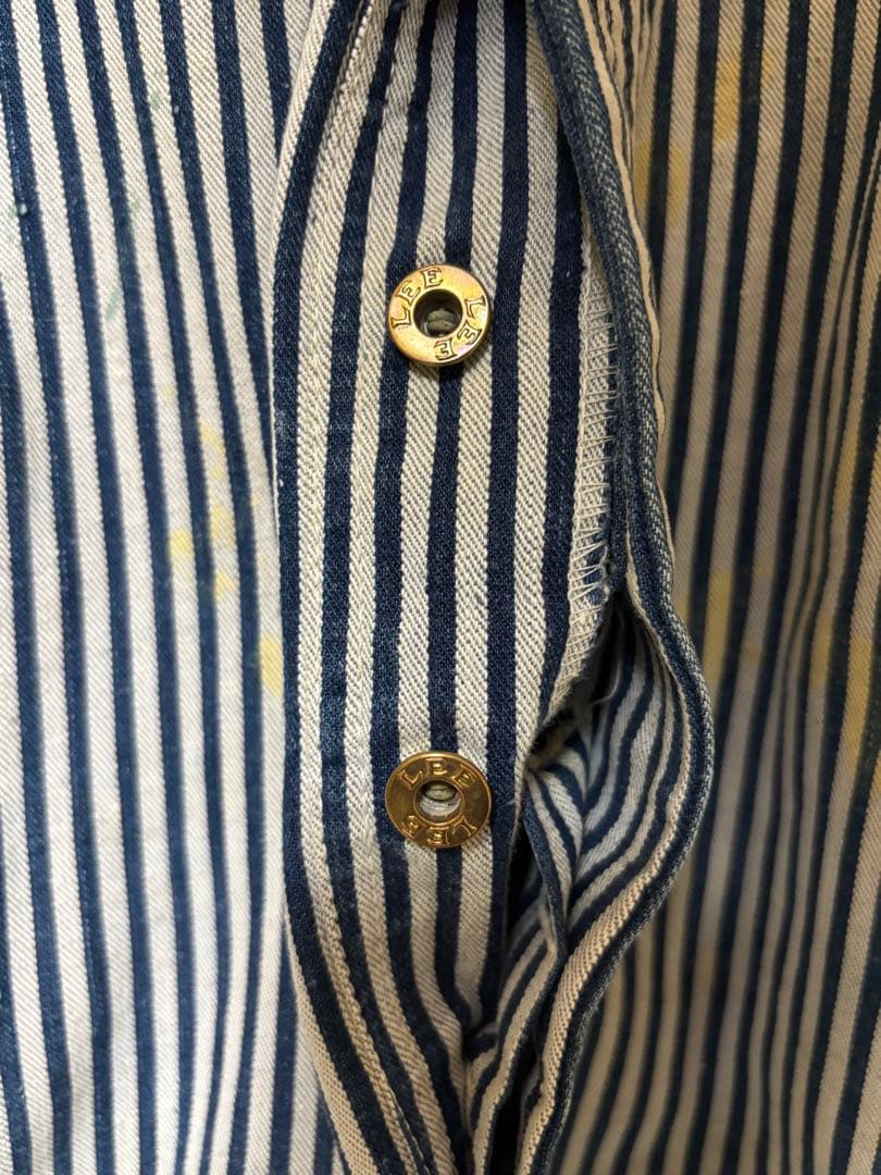 Lee 91-SB オーバーオール ヒッコリーストライプ50s～60s