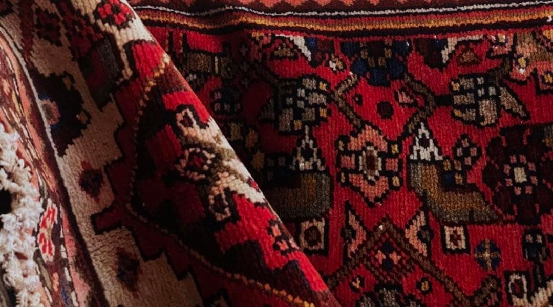 155×82〜90 アフガニスタン バルーチ族 手織りヴィンテージラグ 花と鳥