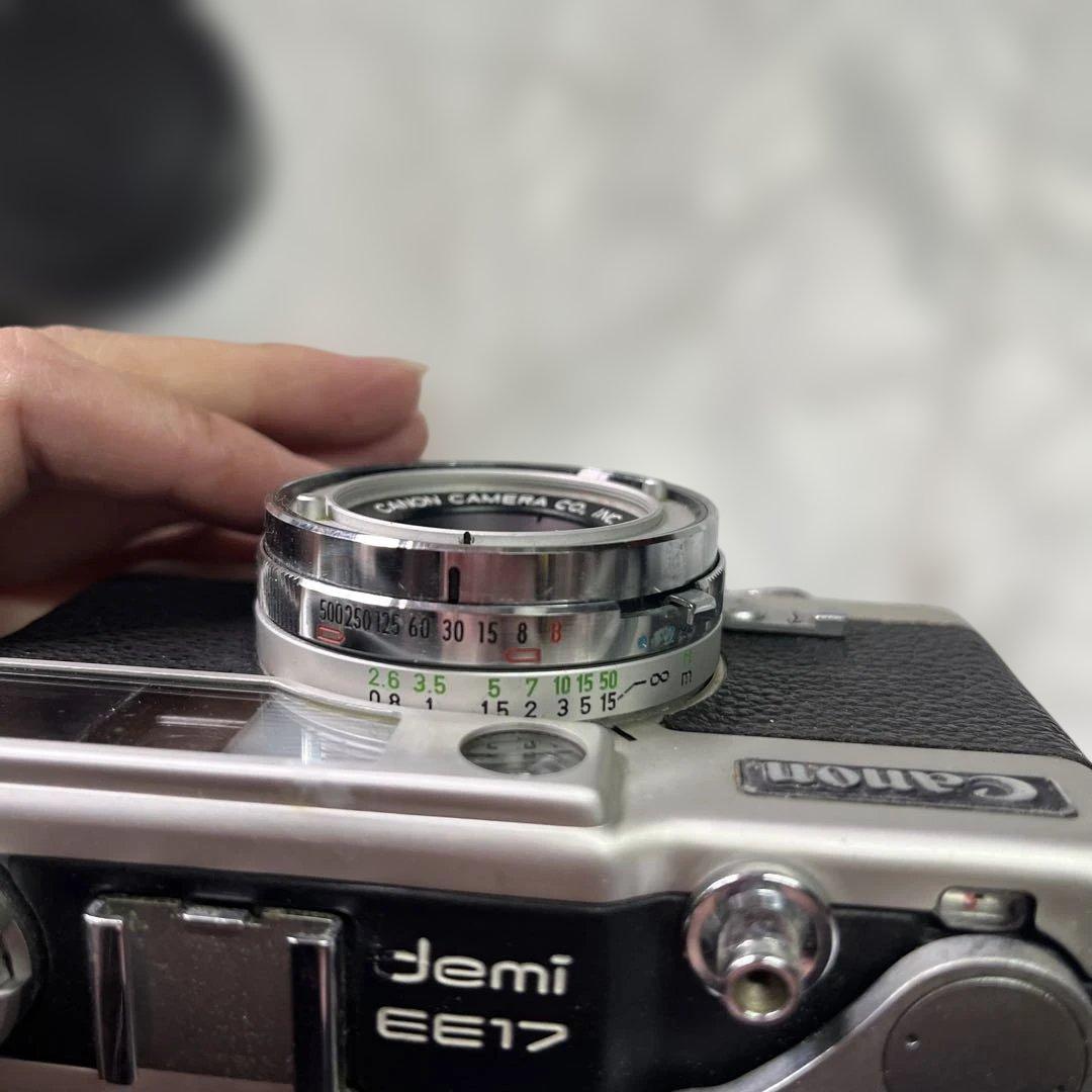 フィルムカメラ　コンパクト　CANON Demi EE17 キャノン　デミ
