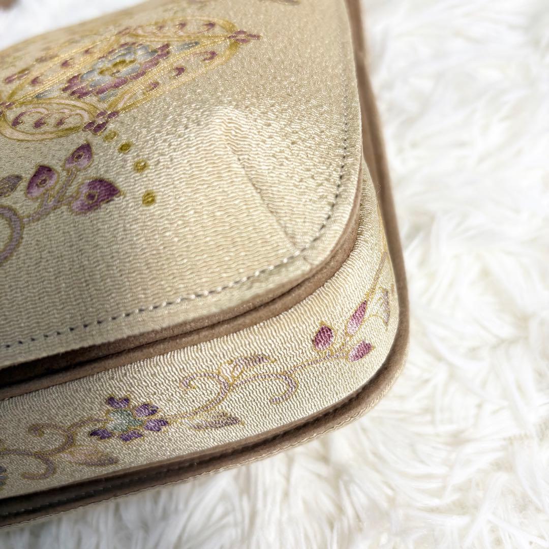 ☆美品☆OKAJIMA オカジマ ハンドバッグ 和装フォーマル 絹100% 高級