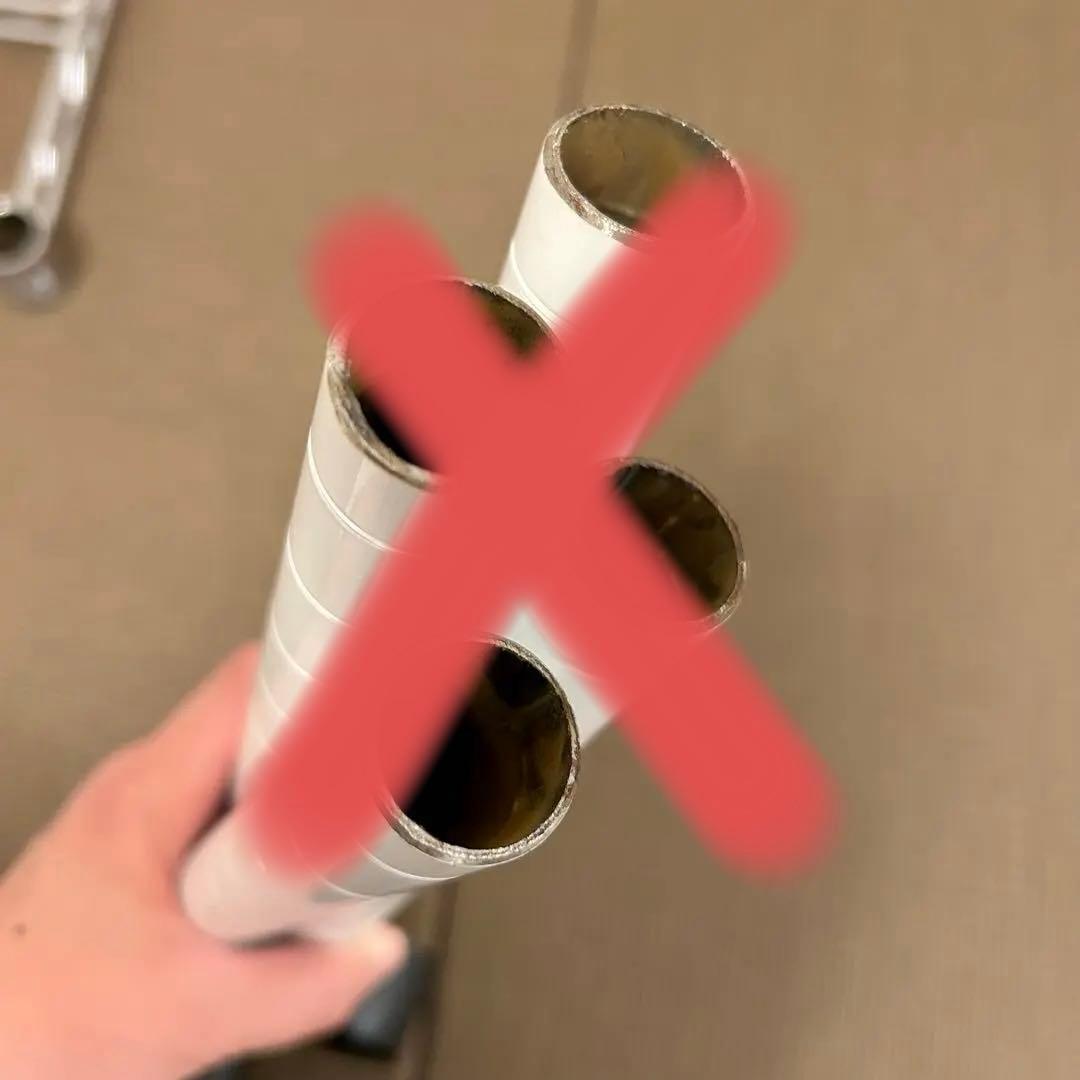 【専用】　ホームエレクター 廃盤品ホワイト パンチングシェルフ 三方クロスバー